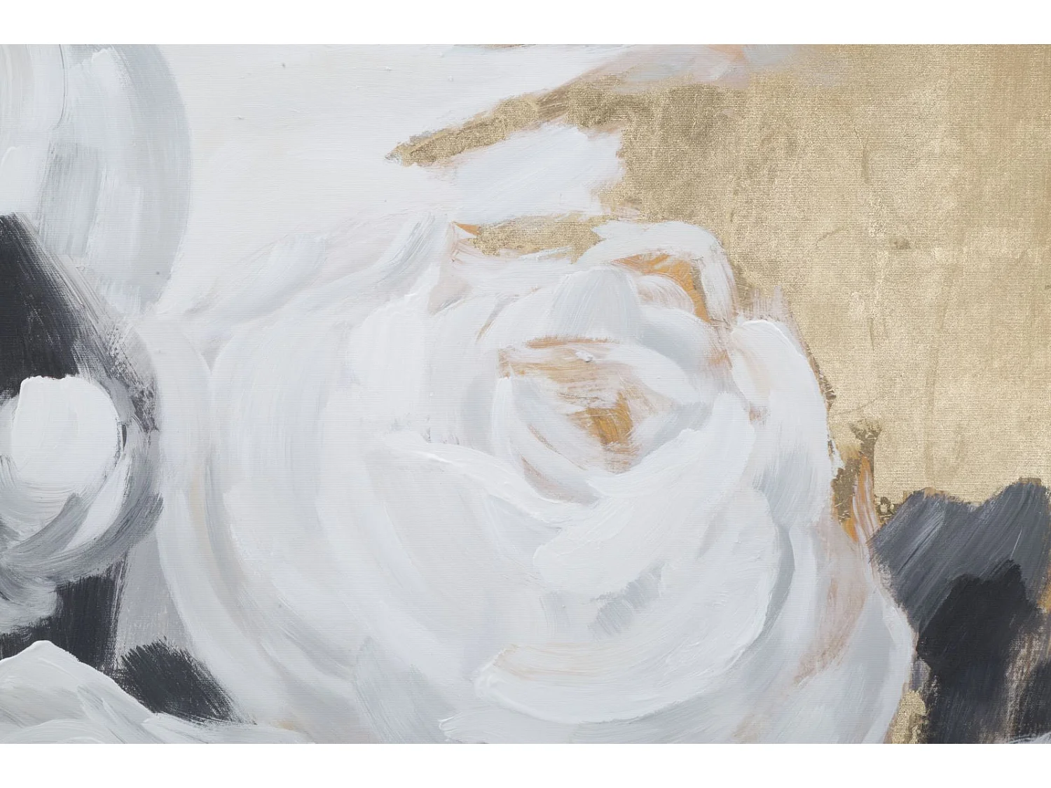 Toile Peinture Déco "Agatha" 90x90cm Multicolore