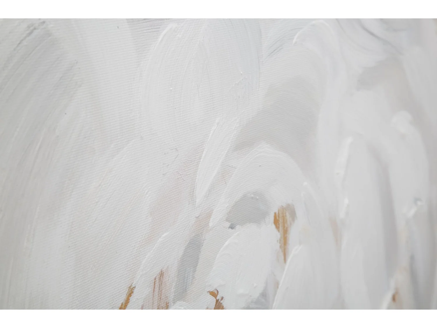 Toile Peinture Déco "Agatha" 90x90cm Multicolore