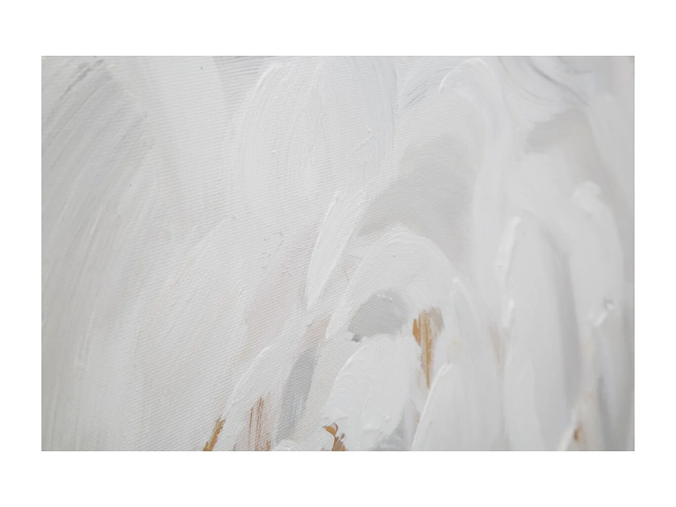 Toile Peinture Déco "Agatha" 90x90cm Multicolore