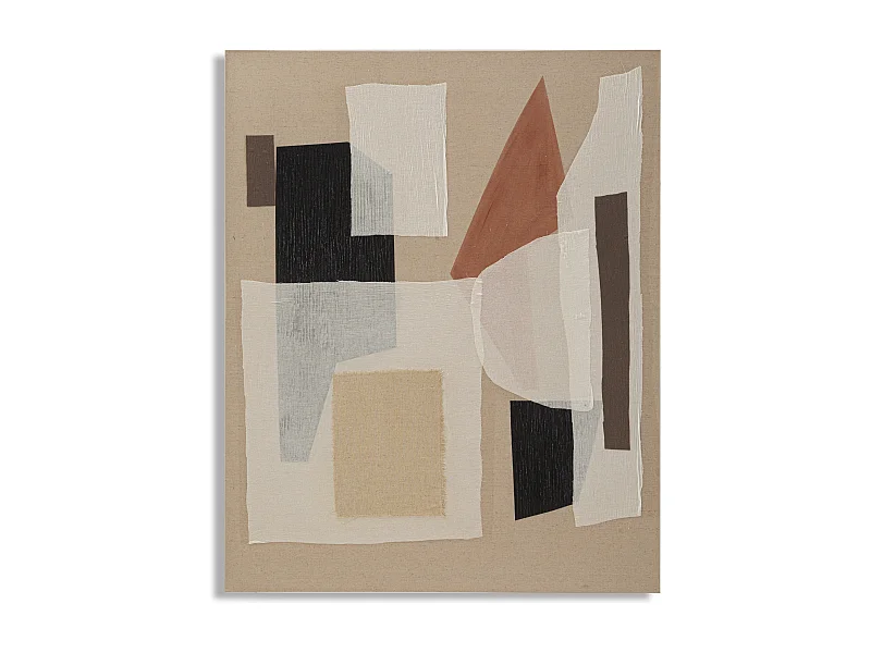 Toile Imprimée Déco "Redy" 80x100cm Multicolore