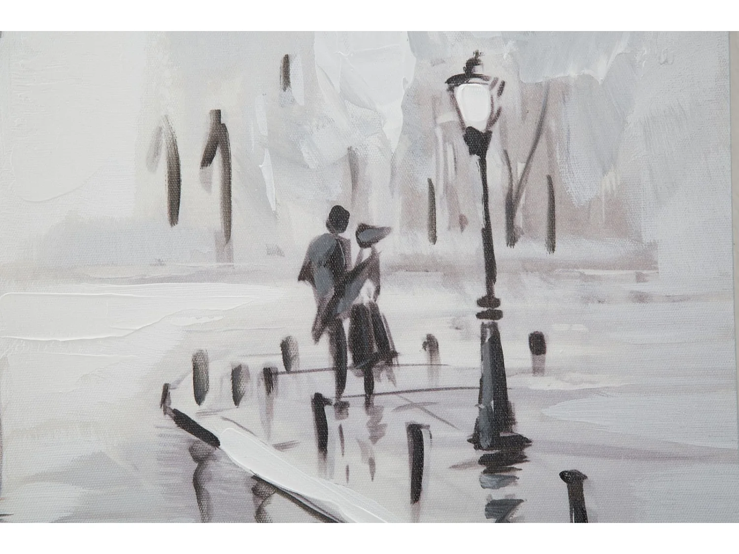 Dipinto su tela multicolore cm 80x3x80