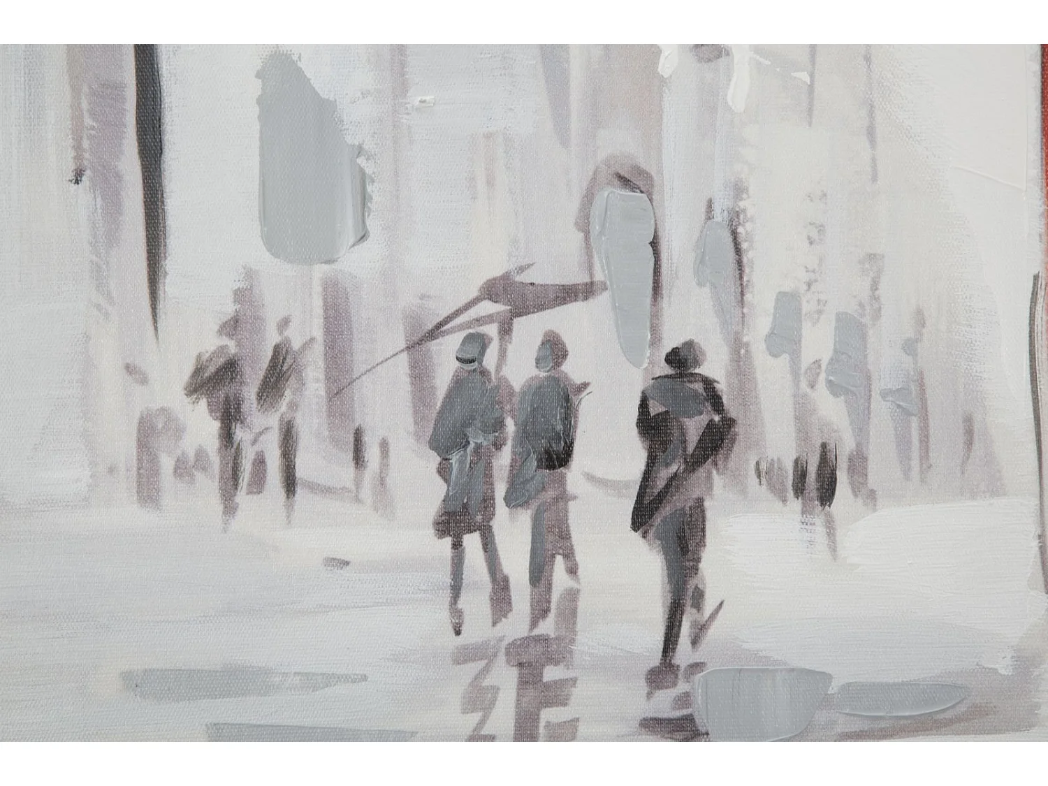 Dipinto su tela multicolore cm 80x3x80