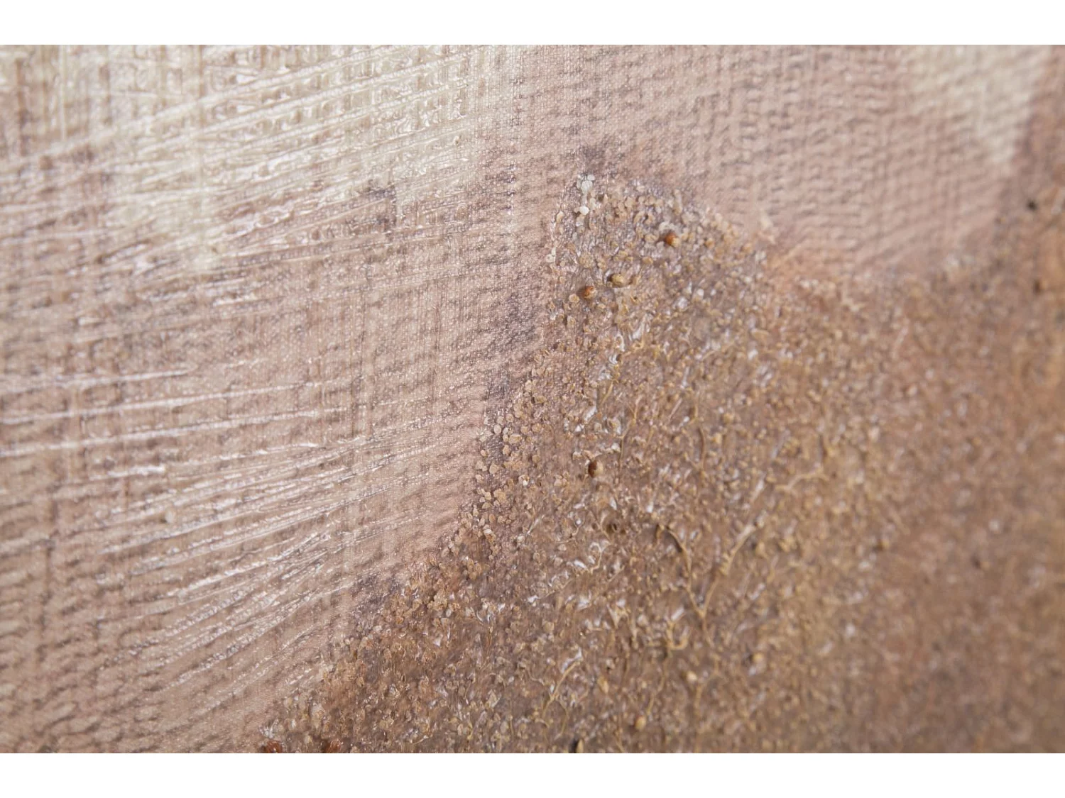 Toile Peinture Déco "Browny" 80x100cm Multicolore