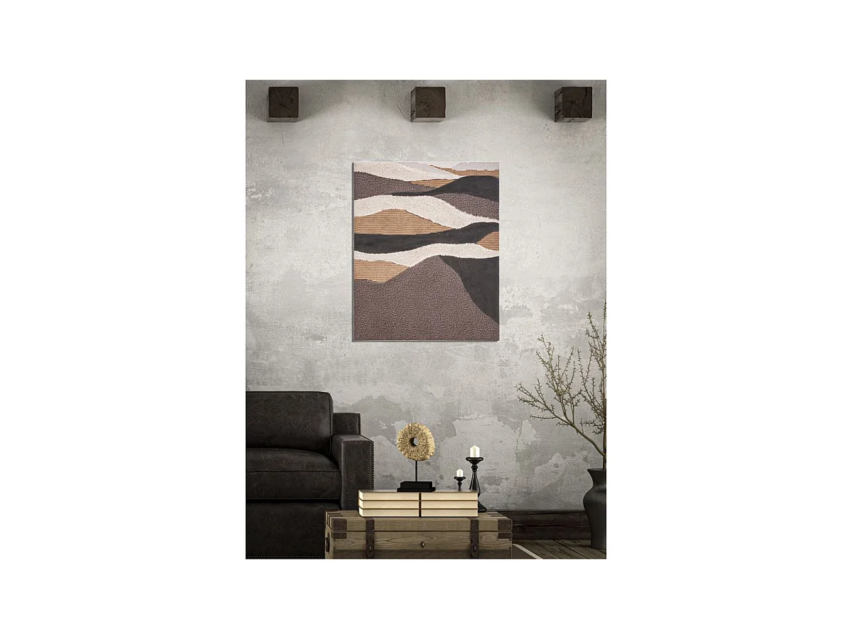 Toile Peinture Déco "Darky" 80x100cm Multicolore