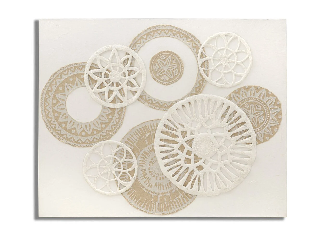 Toile Imprimée Déco "Icer" 80x100cm Marron