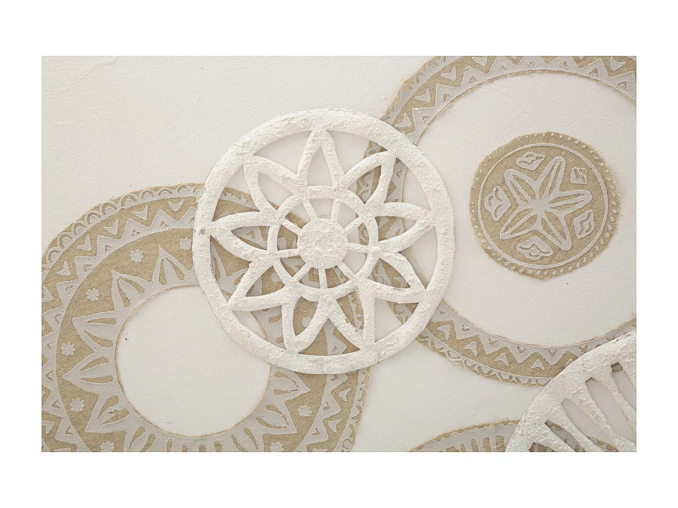 Toile Imprimée Déco "Icer" 80x100cm Marron