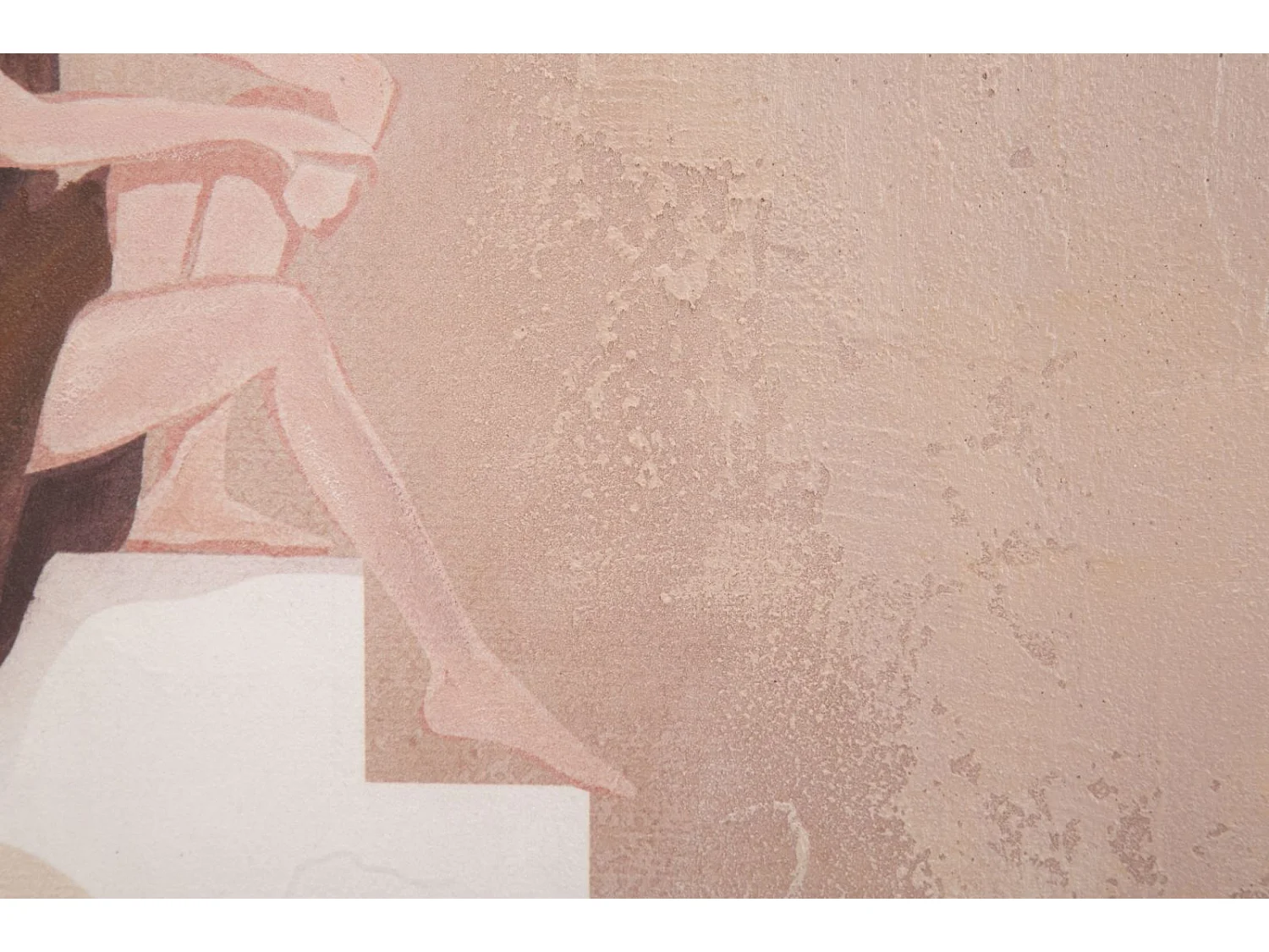 Gemälde auf Leinwand mehrfarbig Frau 80x3,7x100 cm