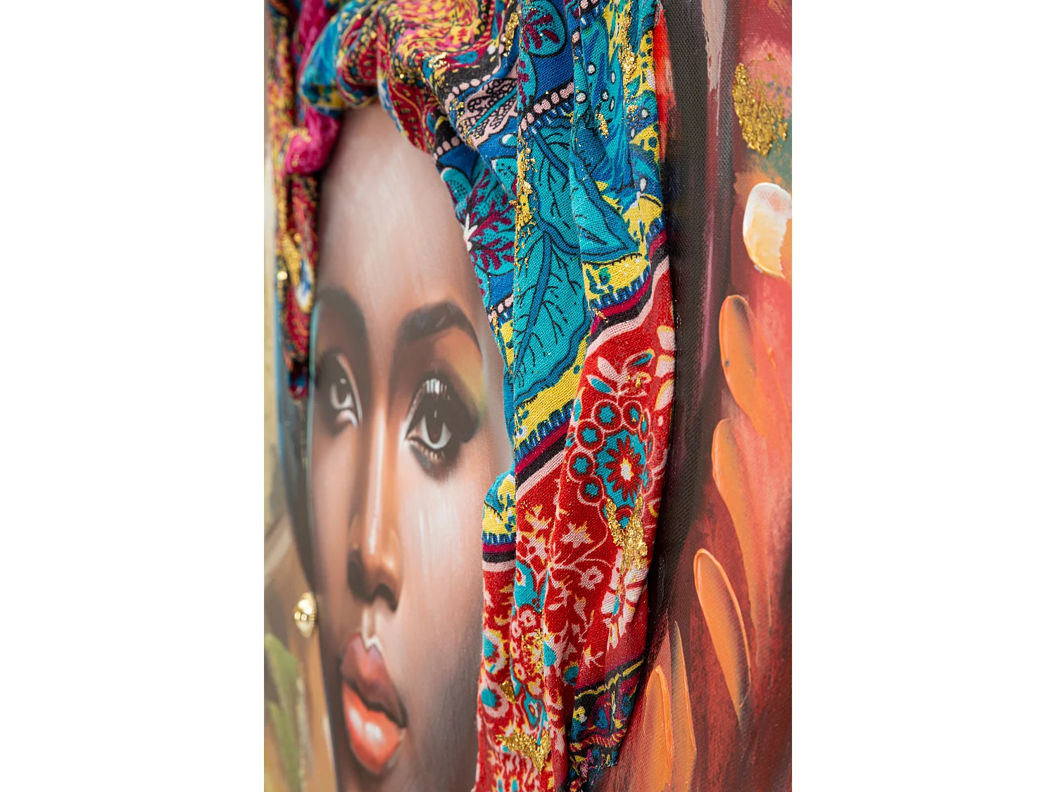 Tableau Déco "Deva" 82x122cm Multicolore