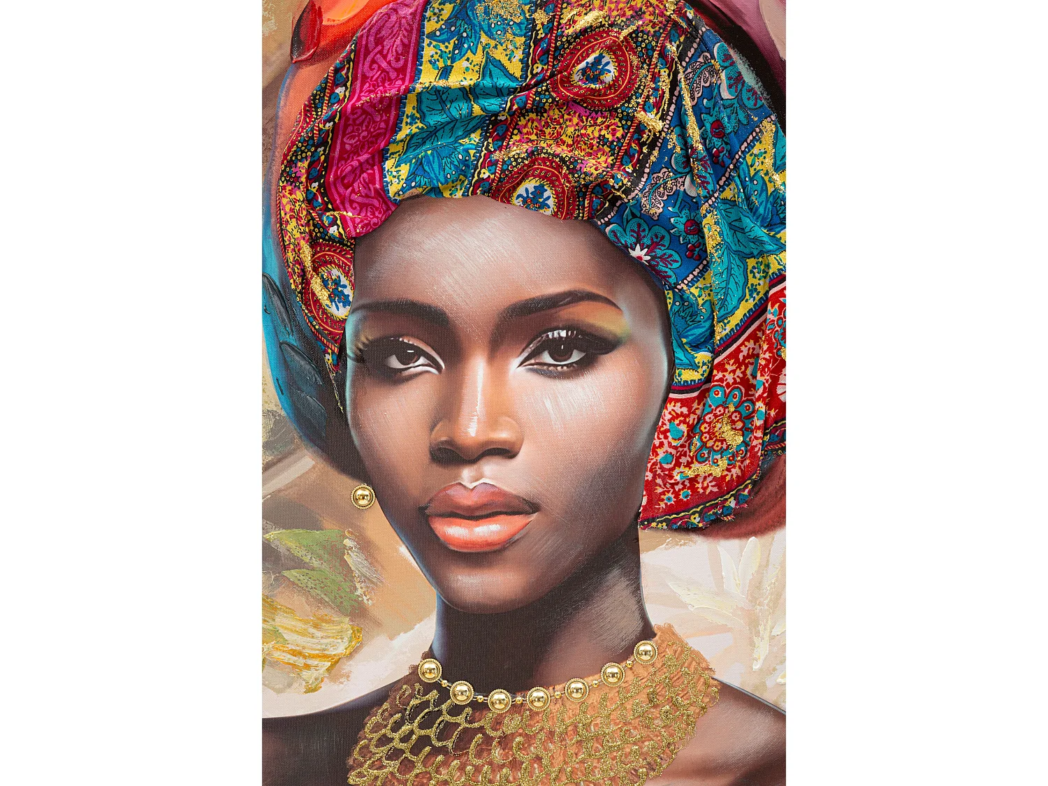 Tableau Déco "Deva" 82x122cm Multicolore