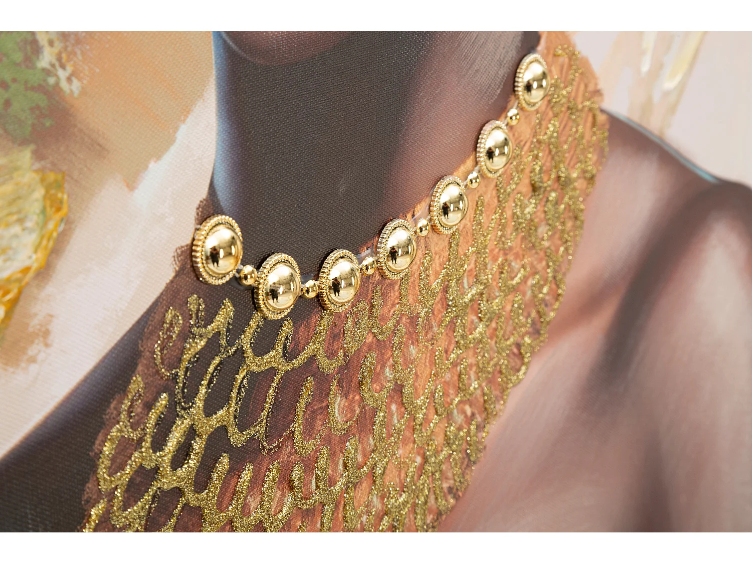 Tableau Déco "Deva" 82x122cm Multicolore