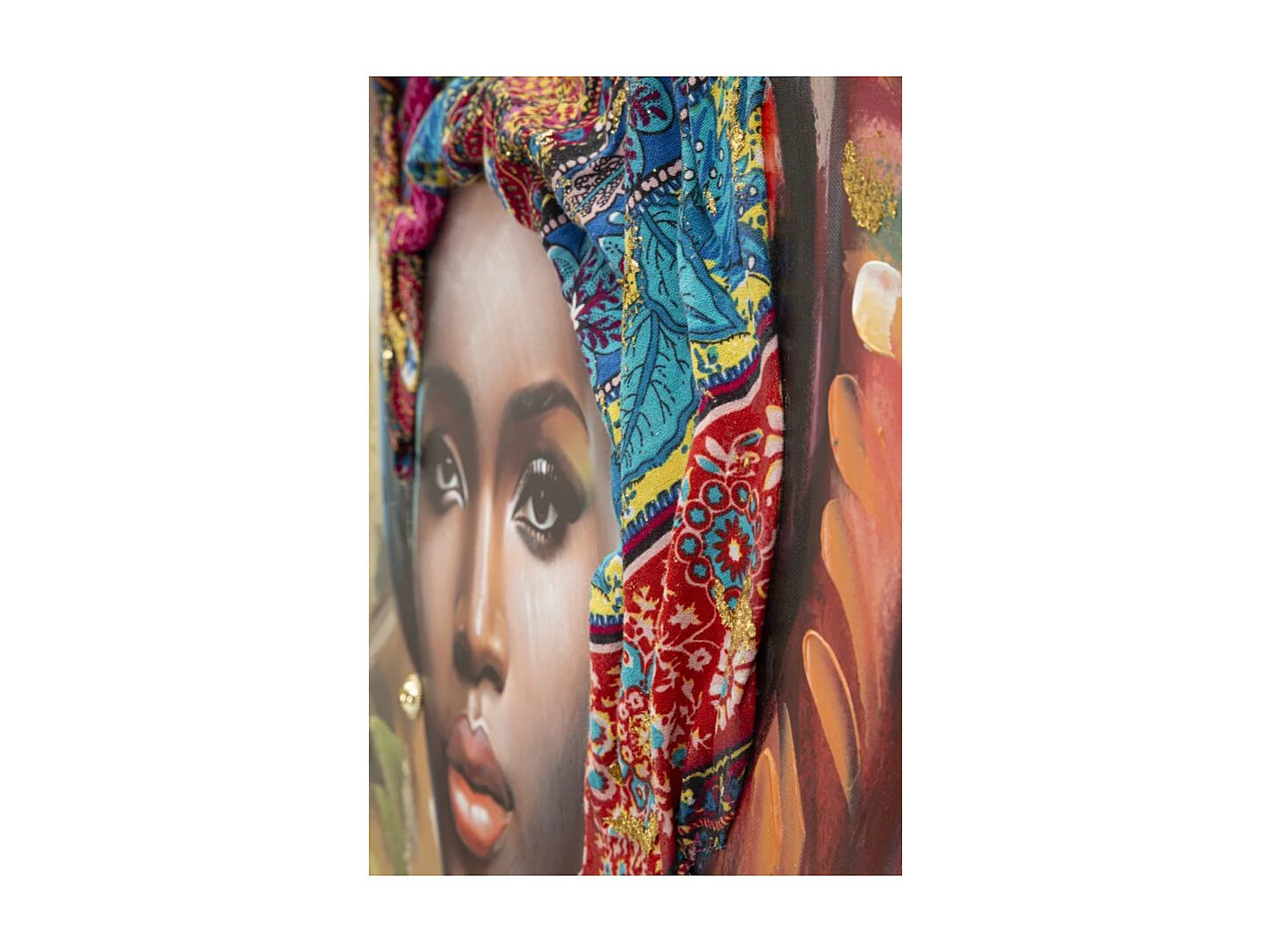 Tableau Déco "Deva" 82x122cm Multicolore