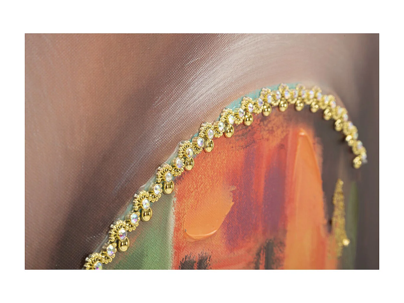 Tableau Déco "Deva" 82x122cm Multicolore