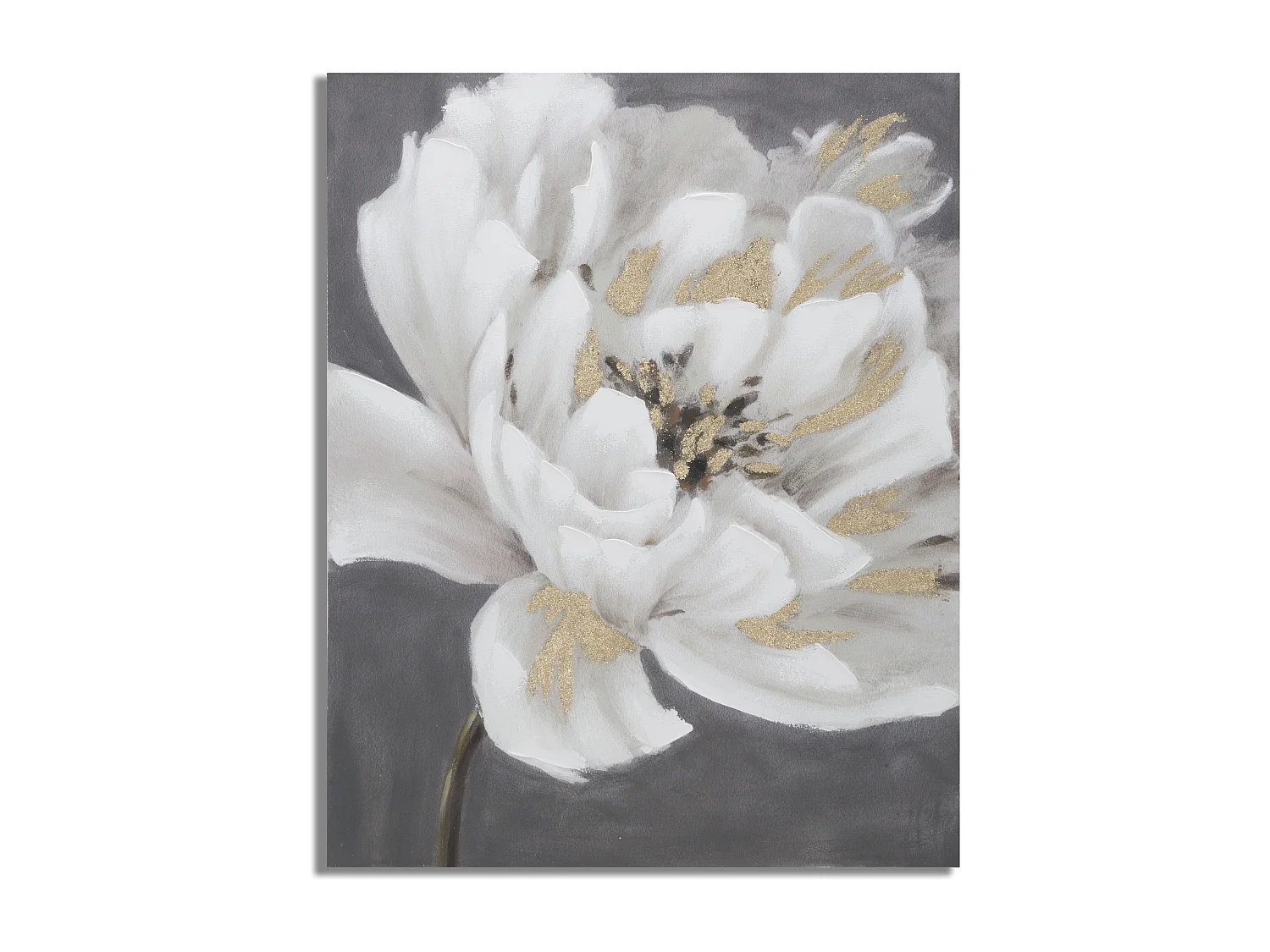 Dipinto su tela multicolore fiori cm 80x3,7x100