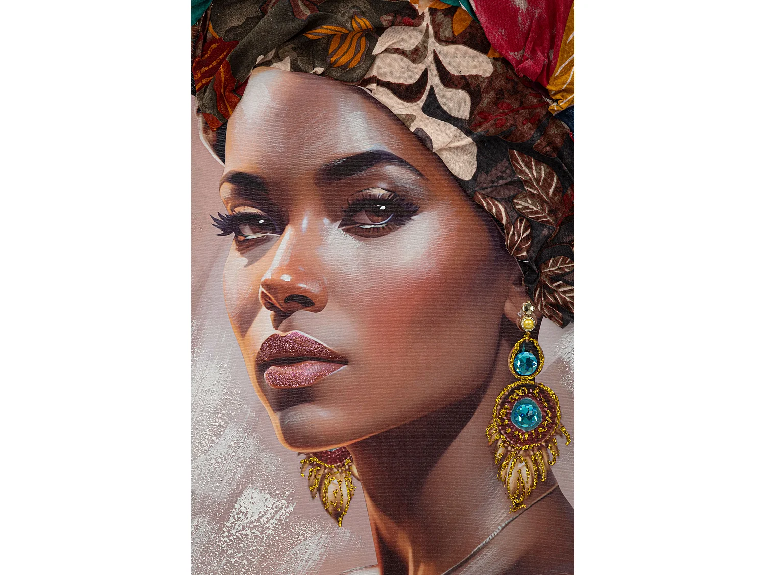 Tableau Déco "Alexandra" 92x122cm Multicolore