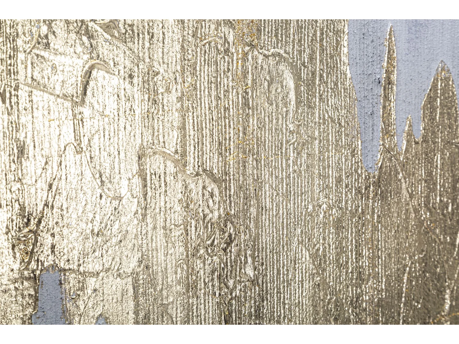 Toile Peinture Déco "Goldage" 80x100cm Multicolore