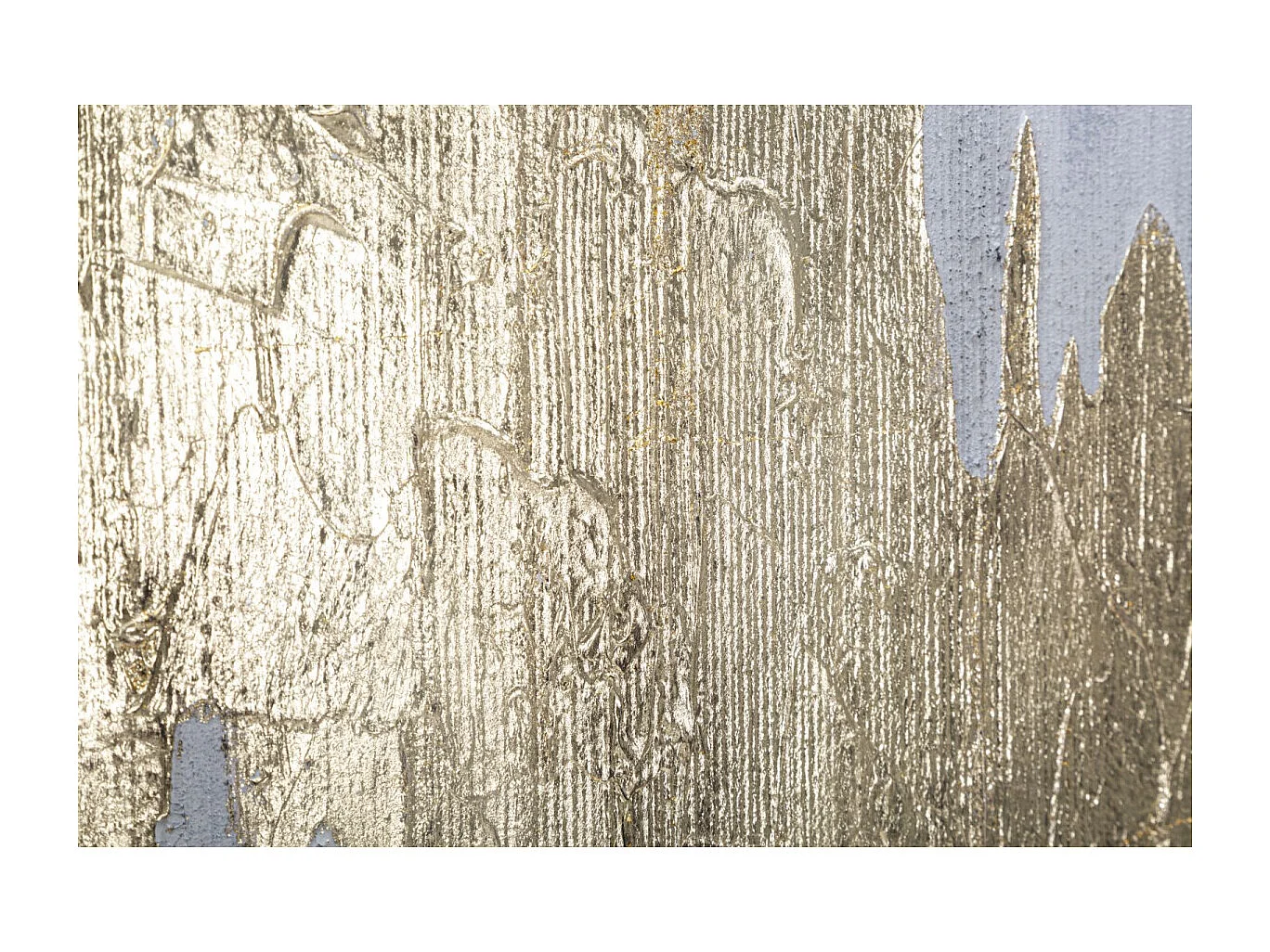 Toile Peinture Déco "Goldage" 80x100cm Multicolore