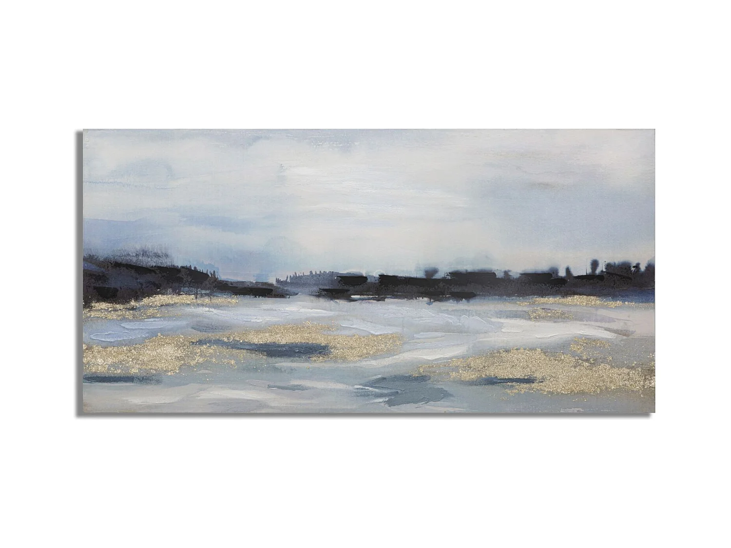 Dipinto su tela multicolore astratto cm 120x2,8x60