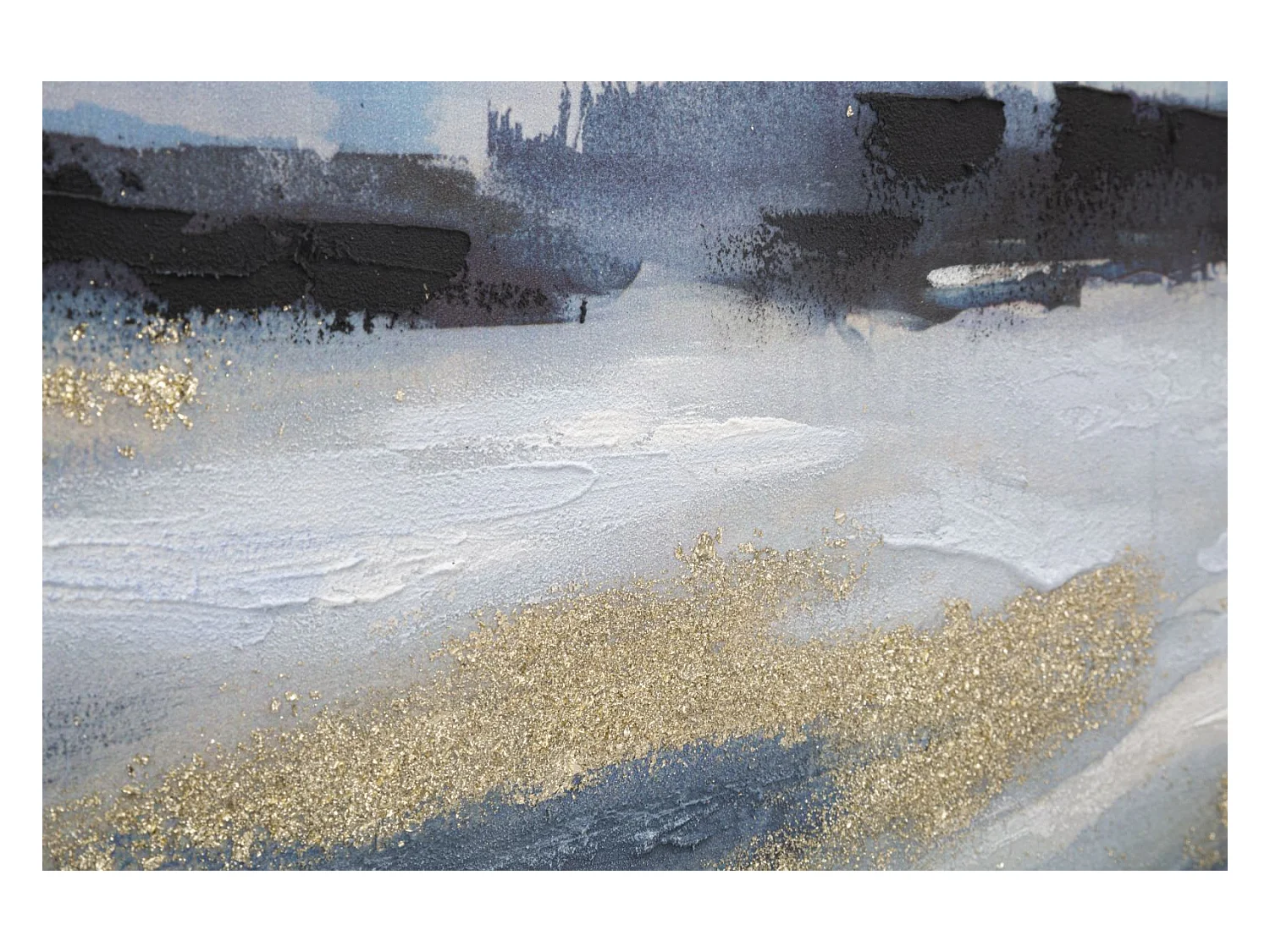 Dipinto su tela multicolore astratto cm 120x2,8x60