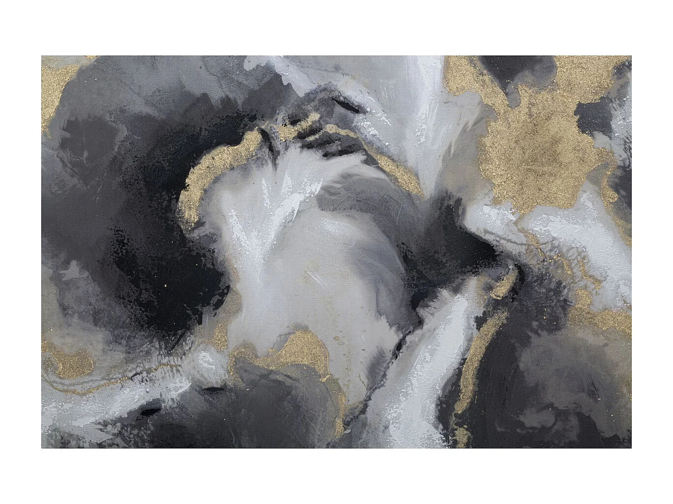 Toile Peinture Déco "Richy" 80x120cm Multicolore