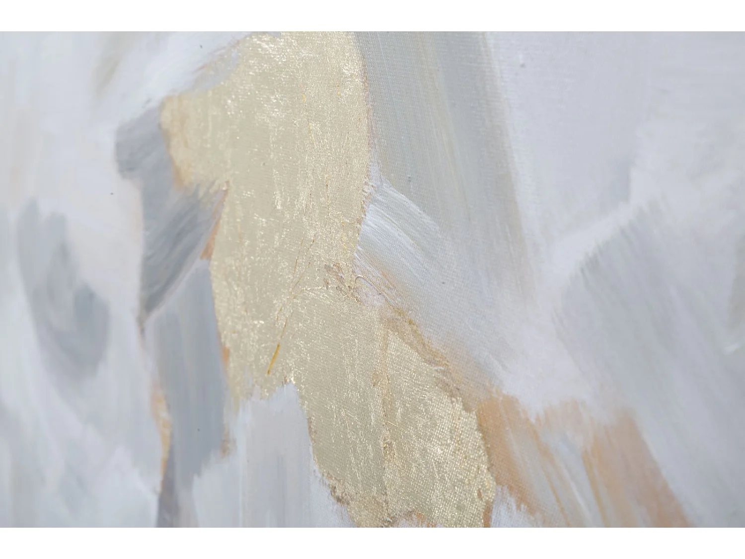 Toile Peinture Déco "Agathas" 90x90cm Multicolore