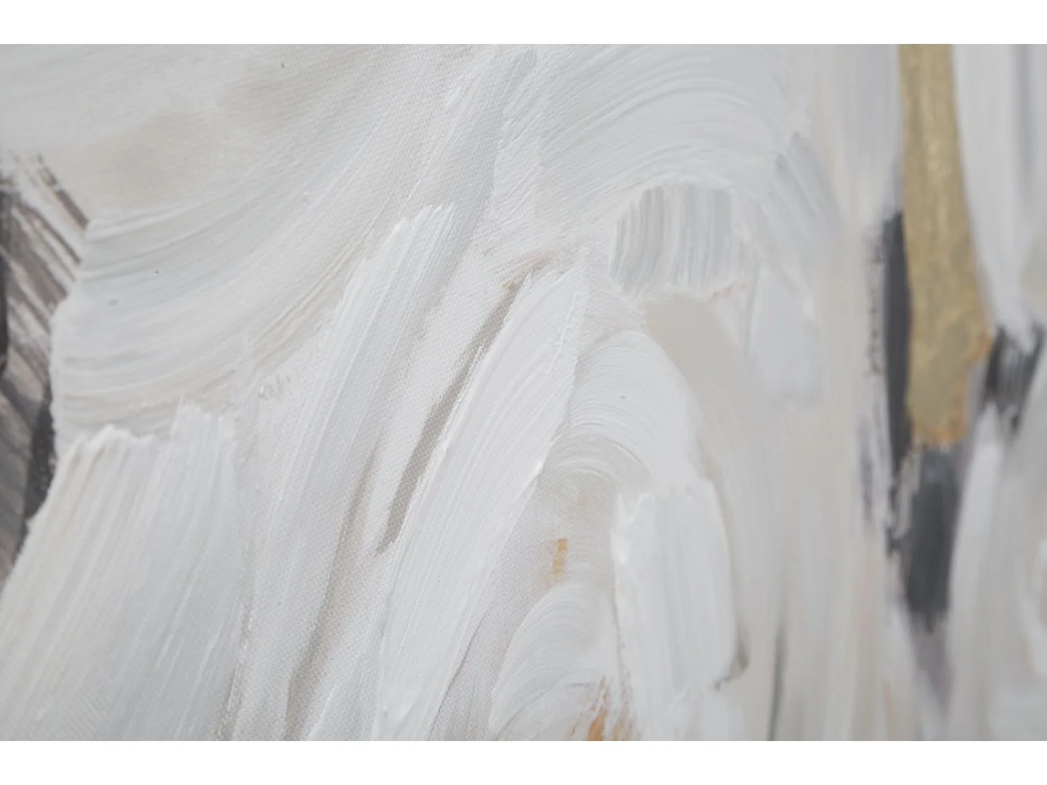 Toile Peinture Déco "Agathas" 90x90cm Multicolore