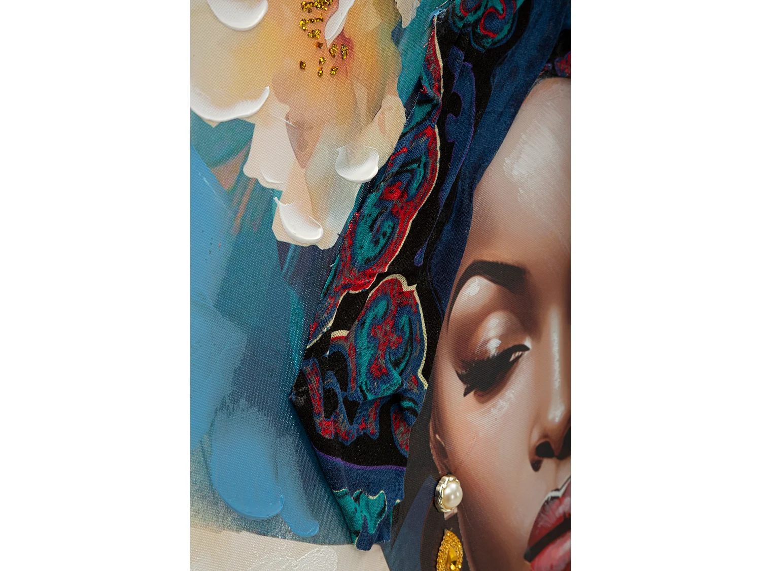 Tableau Déco "Ayda Face" 72x102cm Multicolore