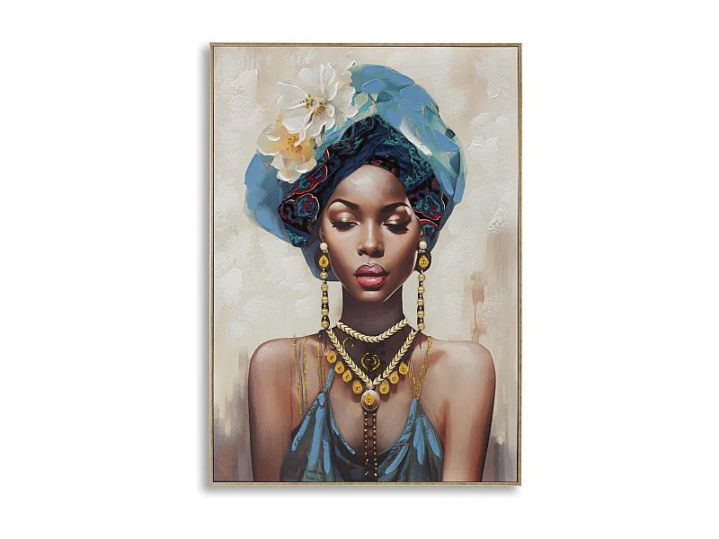 Tableau Déco "Ayda Face" 72x102cm Multicolore