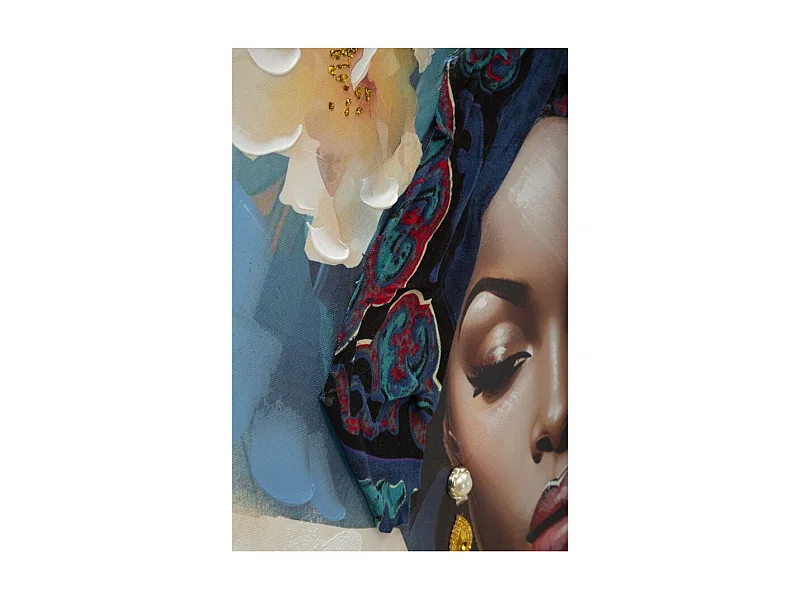 Tableau Déco "Ayda Face" 72x102cm Multicolore