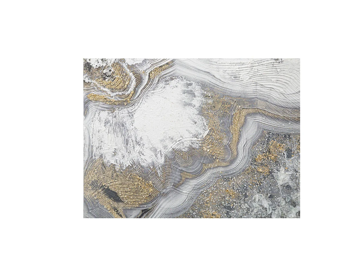 Abstract veelkleurig canvas schilderij 120x2.8x60 cm