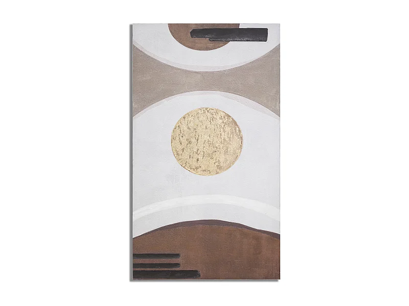 Tableau abstrait multicolore sur toile 180x4,8x100 cm