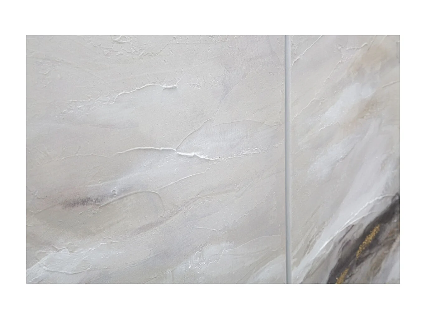 Lot de 3 Toiles Peinture Déco "Monty" 80x150cm Multicolore