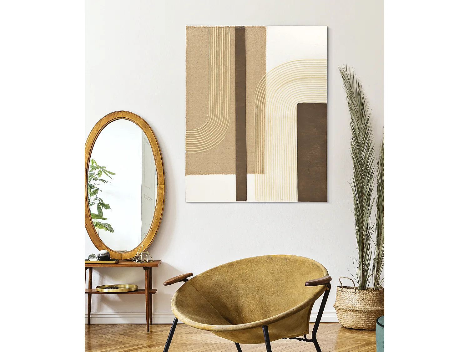 Toile Imprimée Déco "Loftys" 80x100cm Multicolore