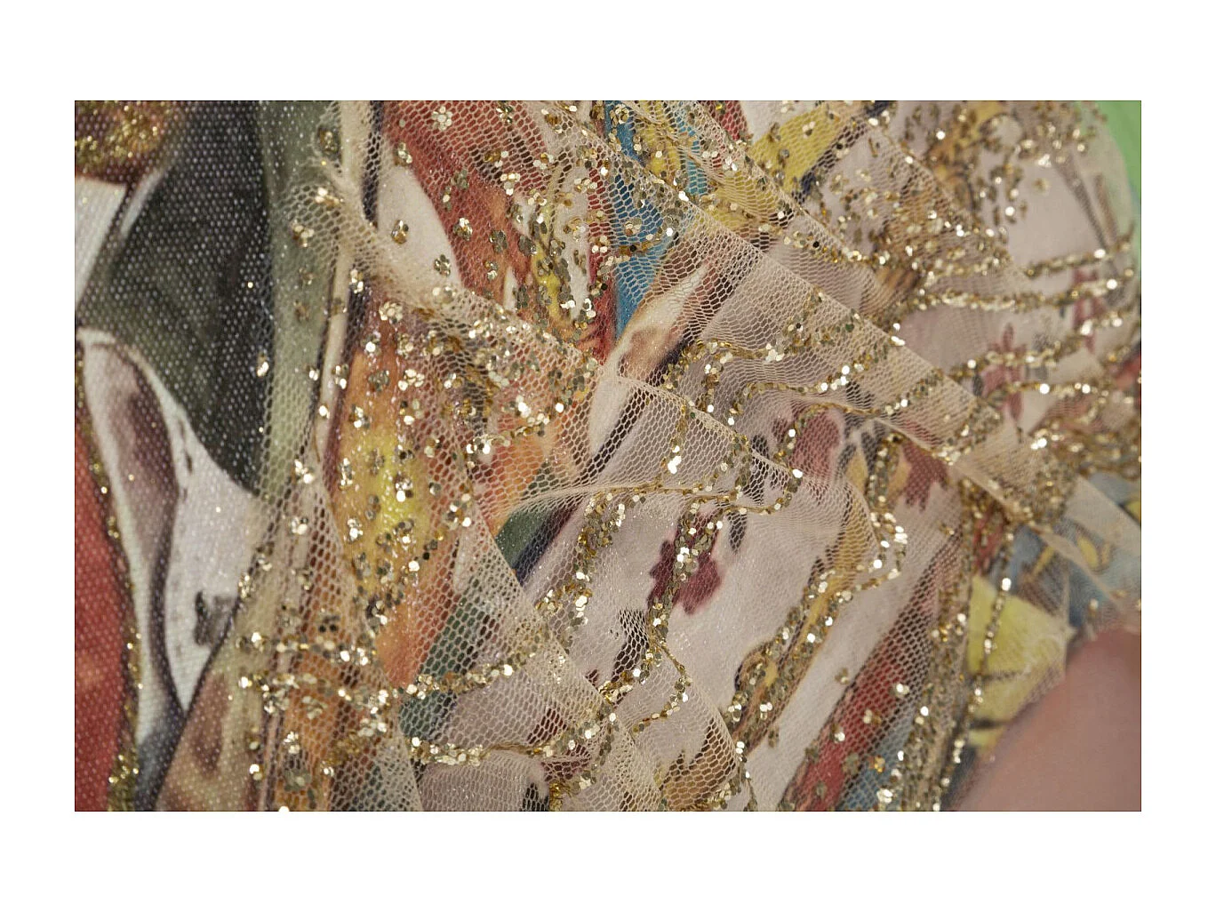 Toile Imprimée Déco "Kloe" 90x120cm Multicolore