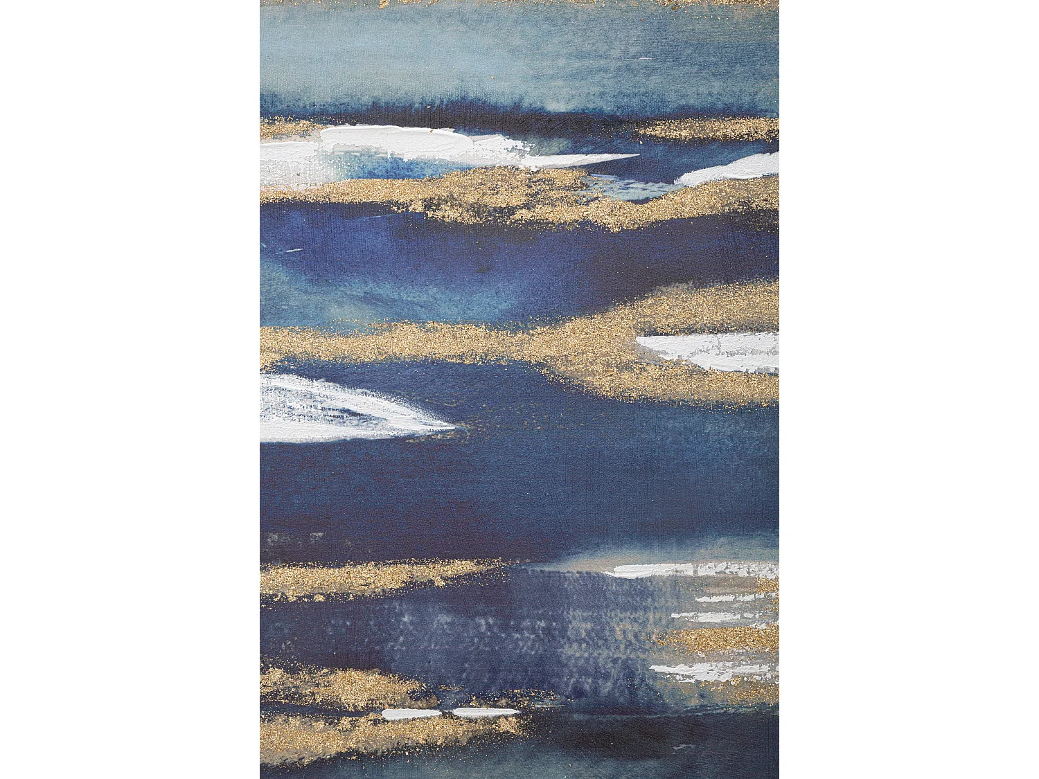 Peinture abstraite multicolore sur toile 60x2,7x80 cm