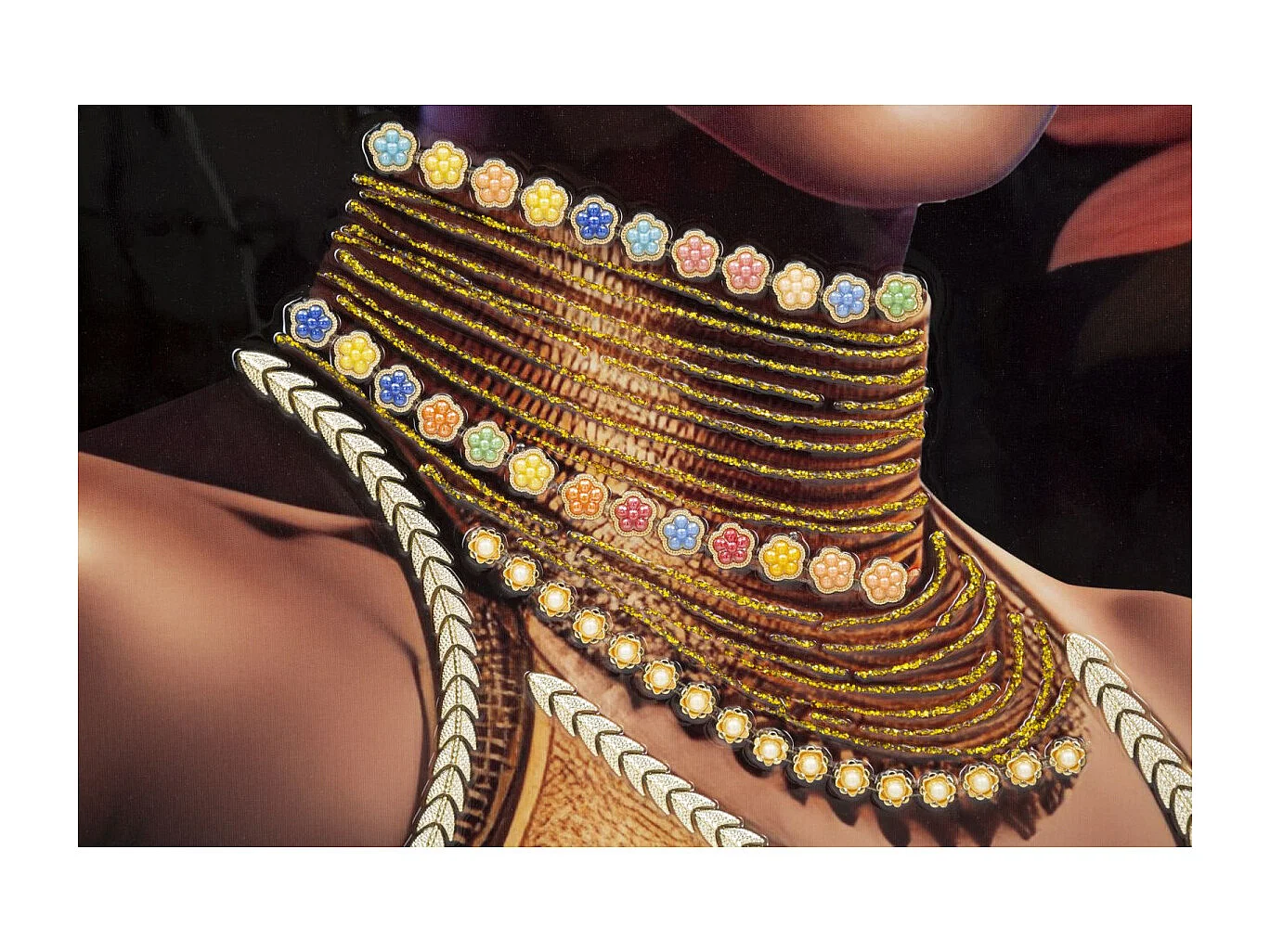 Tableau Déco "Mezena" 72x102cm Multicolore