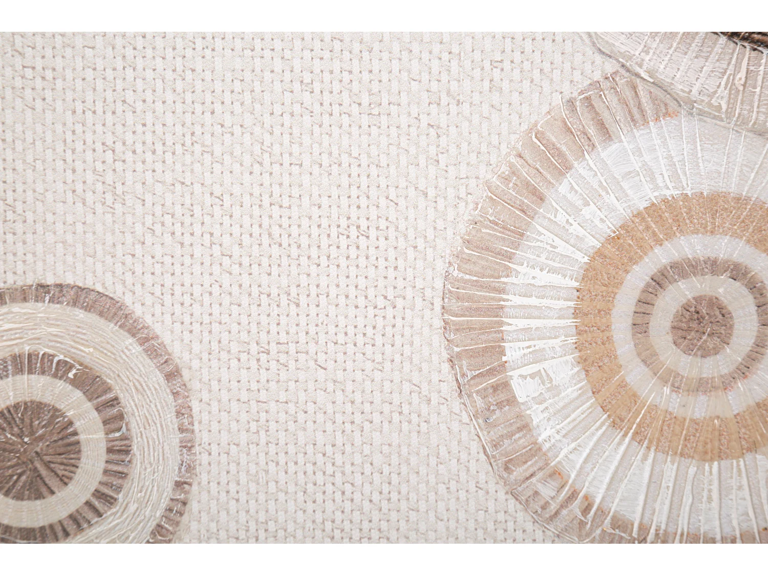 Dipinto su tela astratto multicolore con applicazioni cm 50x3,2x100