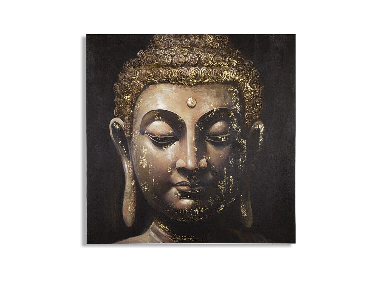Peinture sur Toile Handmade Buddha -B- 100x3x100 cm