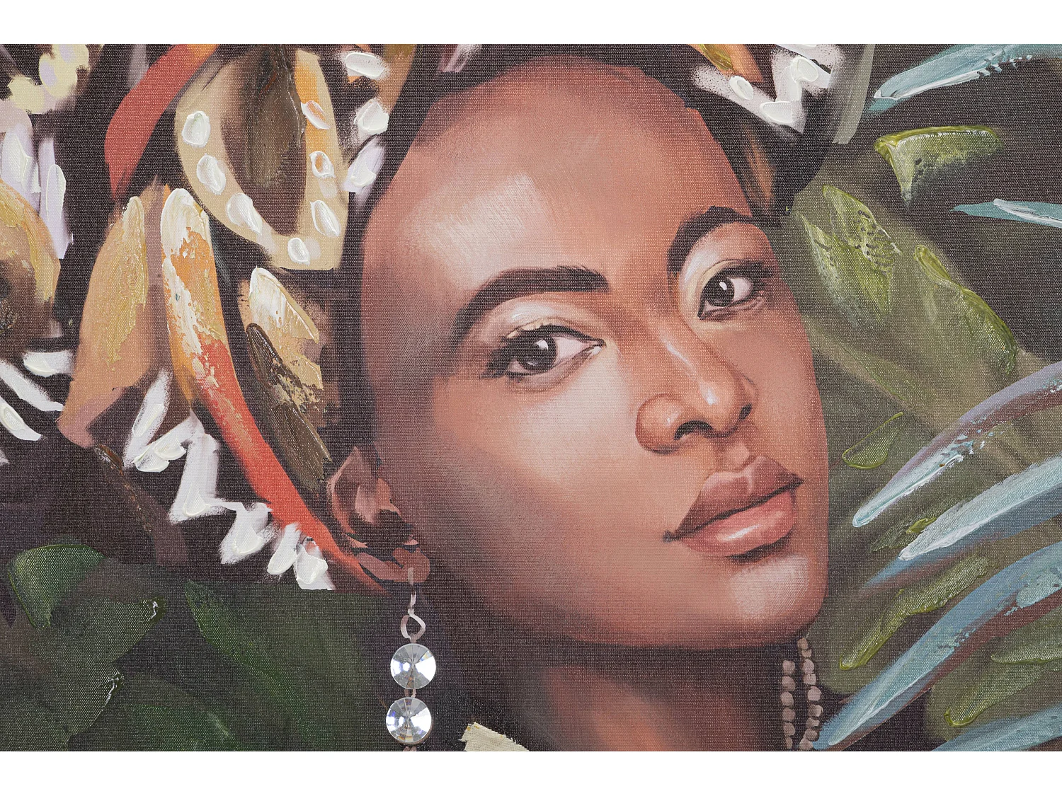 Toile Imprimée Déco "Kelly" 90x120cm Multicolore