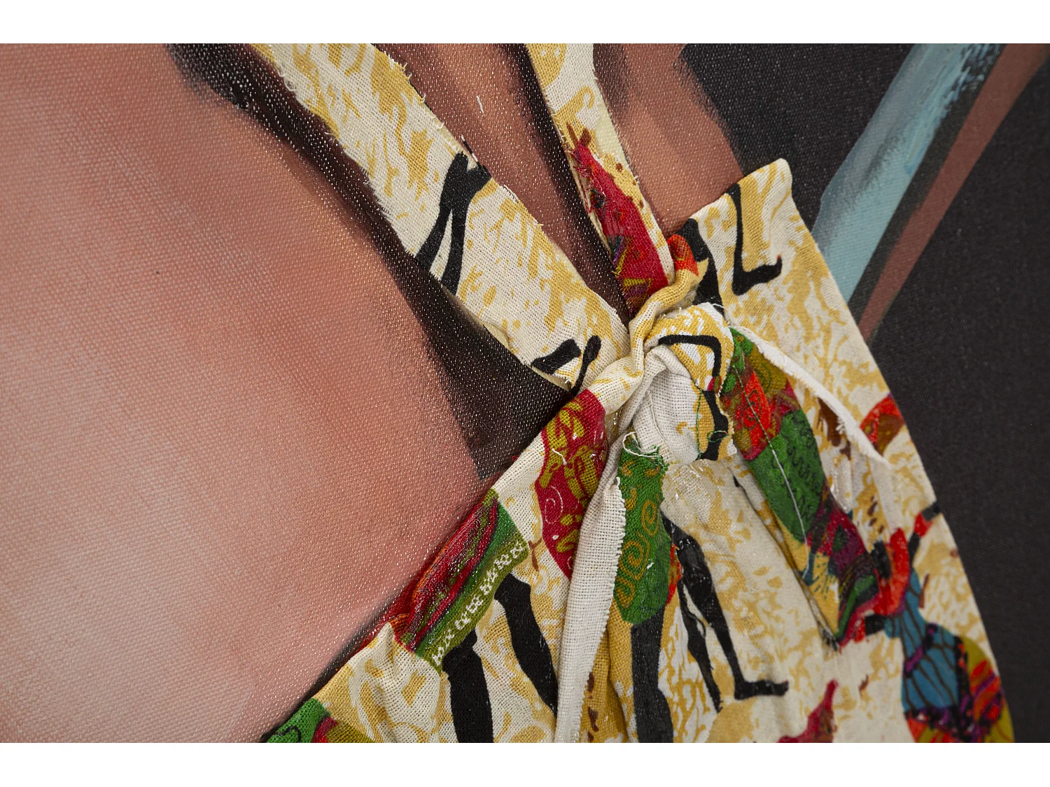 Toile Imprimée Déco "Kelly" 90x120cm Multicolore