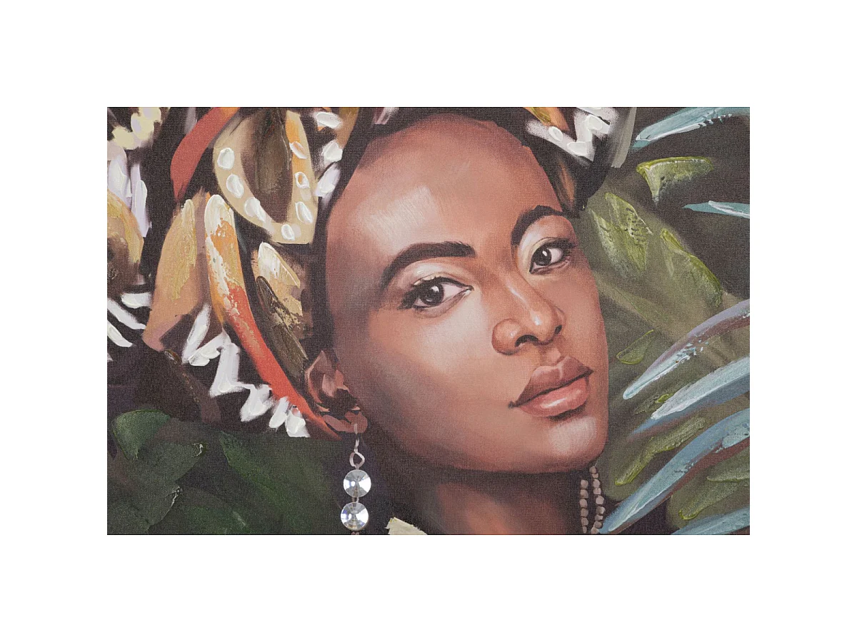 Toile Imprimée Déco "Kelly" 90x120cm Multicolore