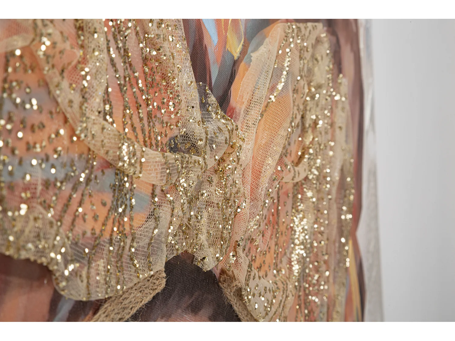 Toile Imprimée Déco "Jennyfer" 70x100cm Multicolore