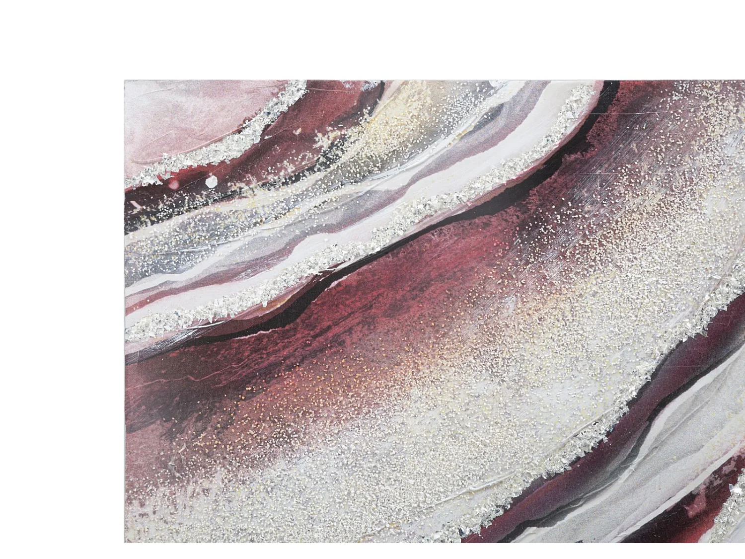 Toile Peinture Déco "Redy" 80x80cm Multicolore