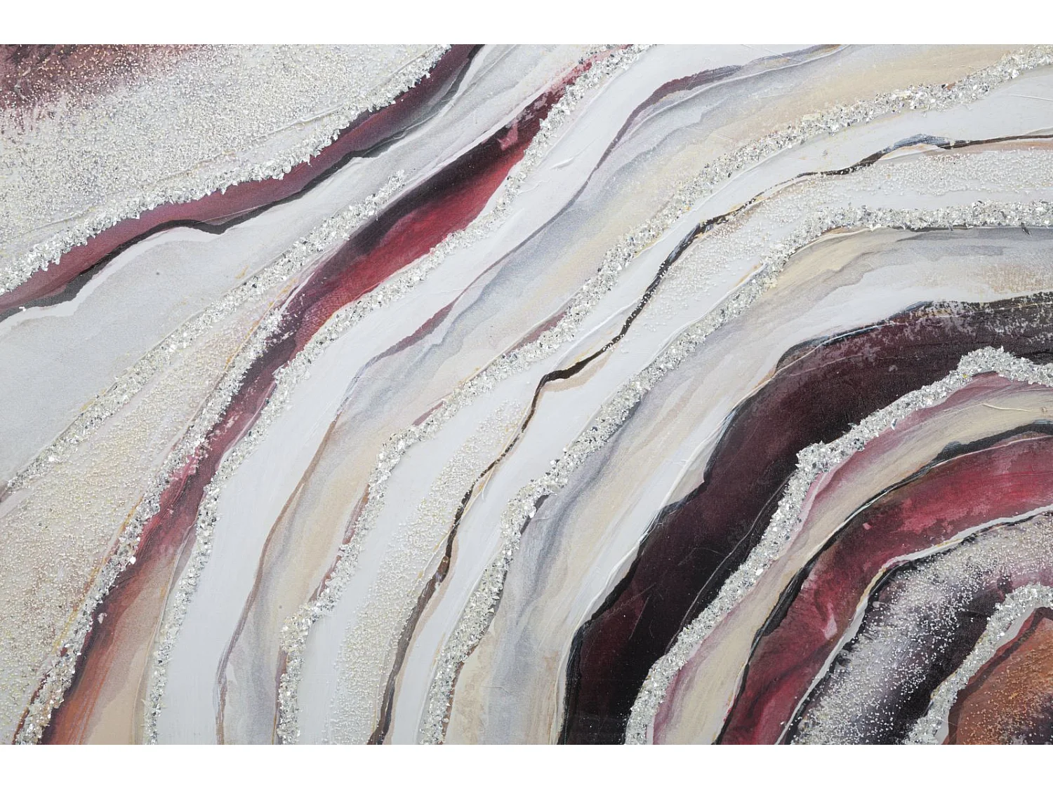 Toile Peinture Déco "Redy" 80x80cm Multicolore