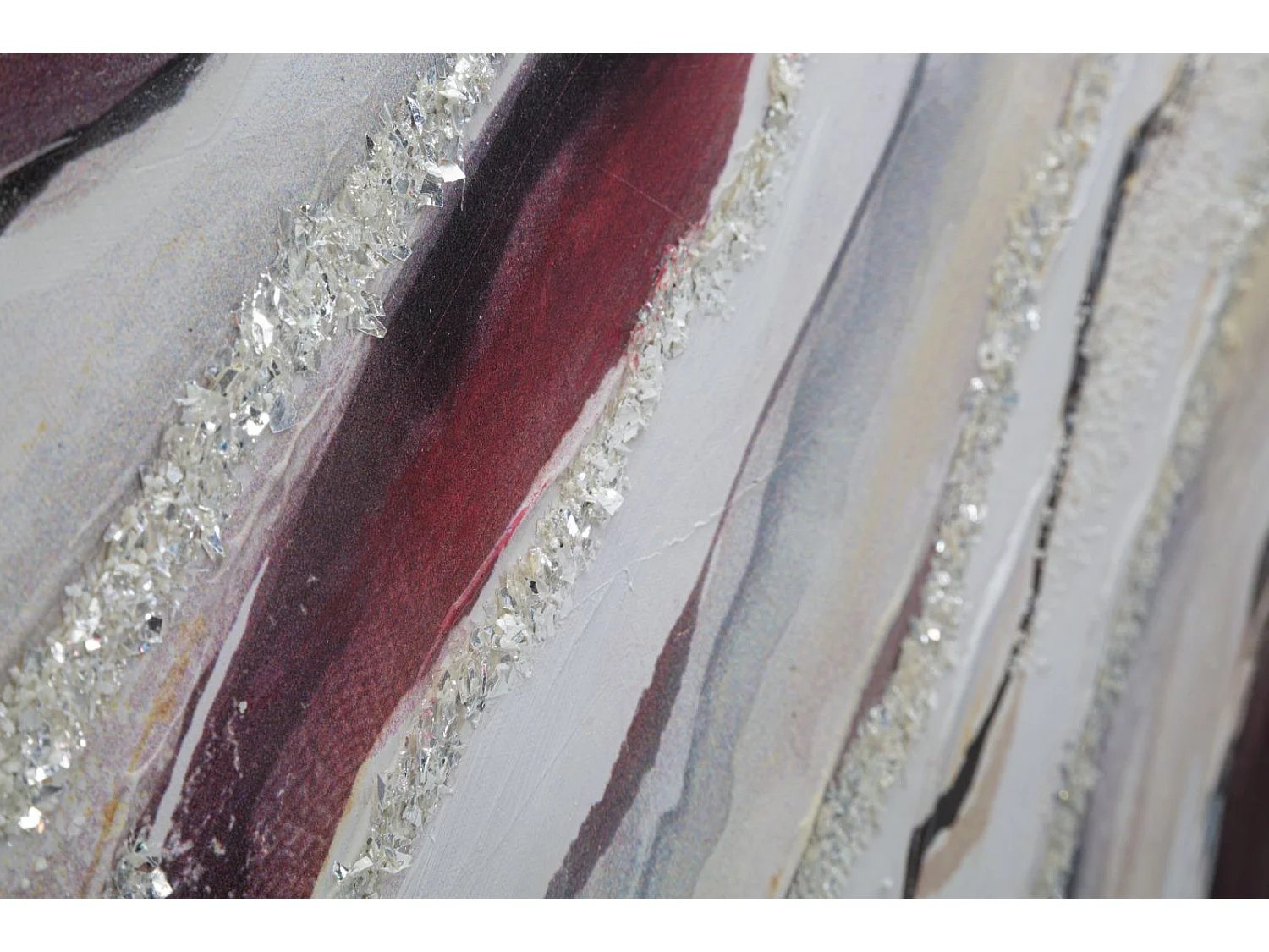 Toile Peinture Déco "Redy" 80x80cm Multicolore