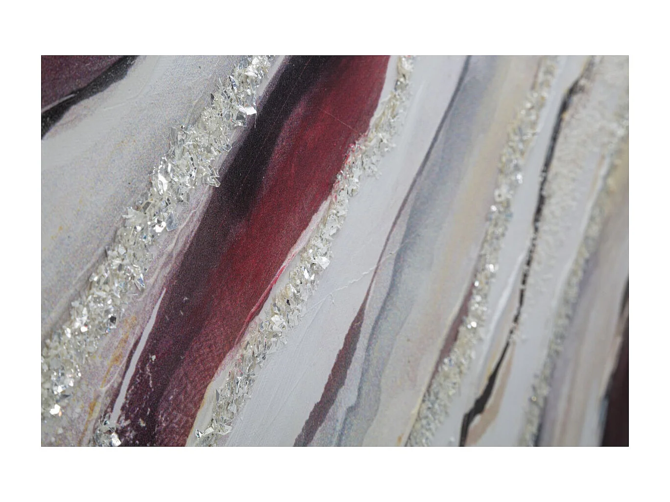 Toile Peinture Déco "Redy" 80x80cm Multicolore