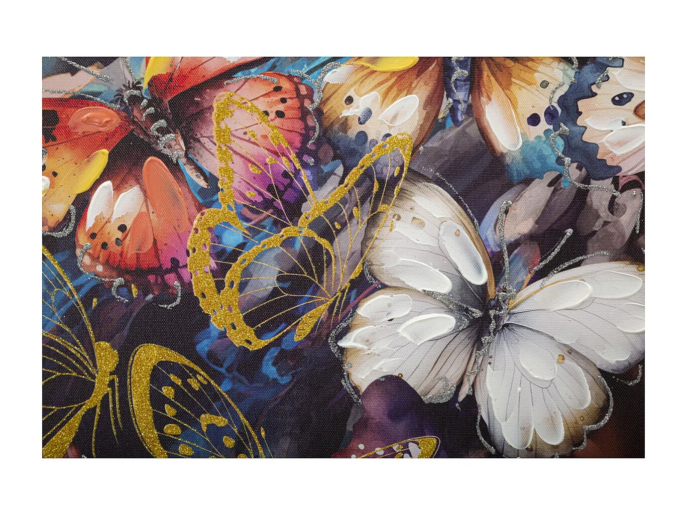 Tableau Déco "Metara" 82x82cm Multicolore