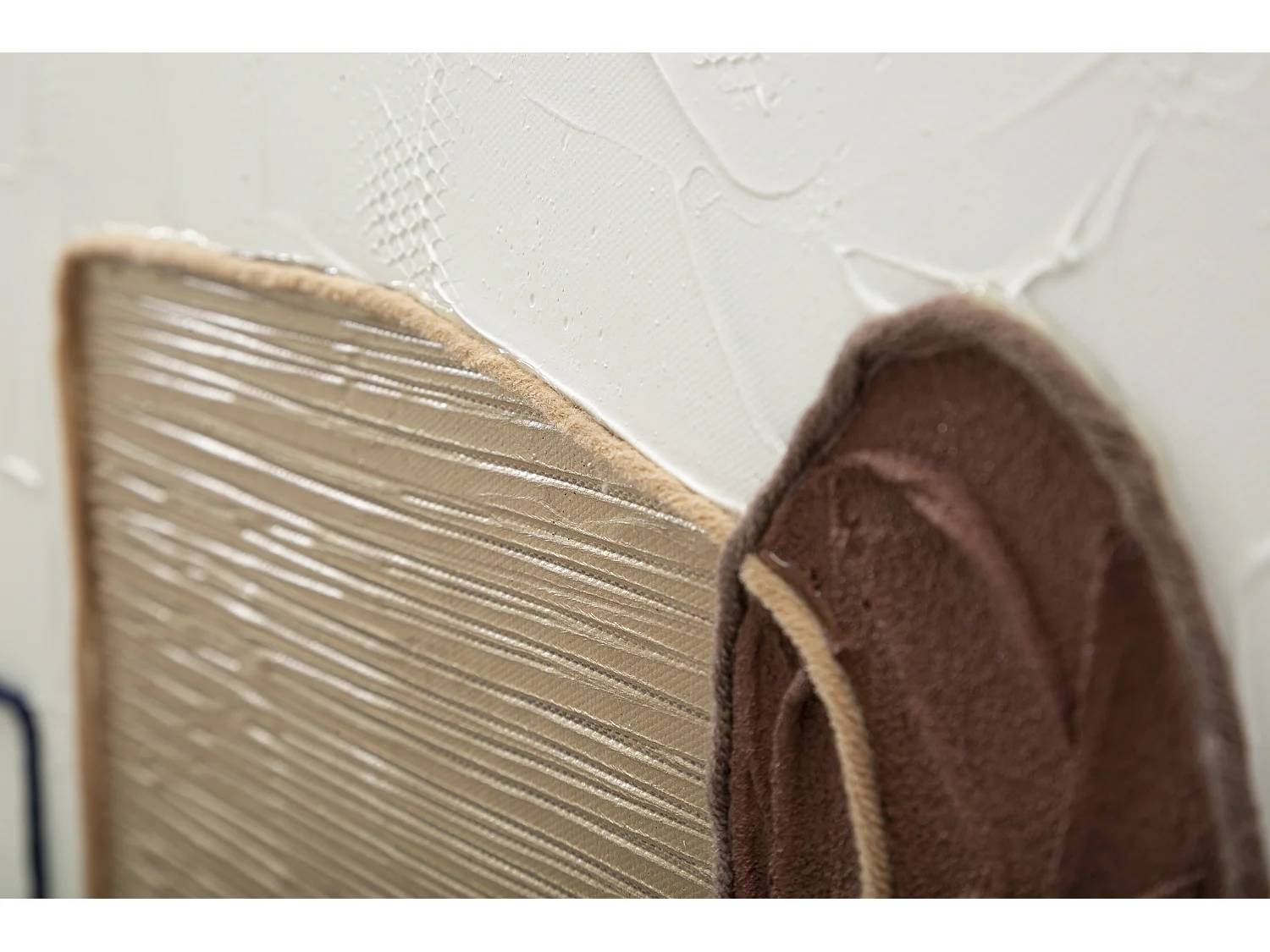 Dipinto su tela multicolore astratto cm 80x2,8x100