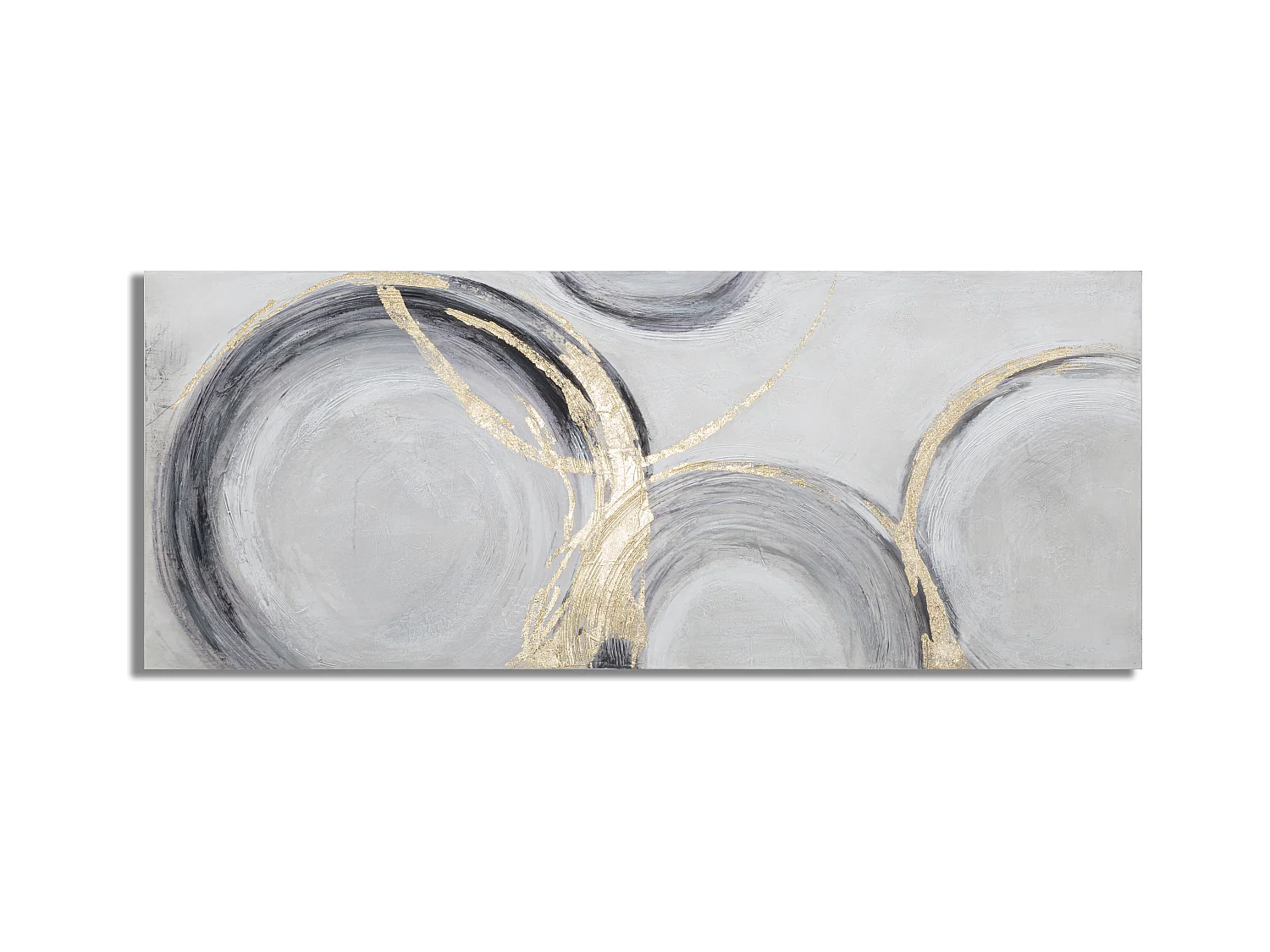 Dipinto su tela multicolore astratto cm 150x3,8x60