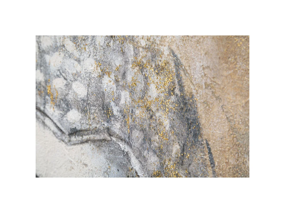 Toile Imprimée Déco "Bouddha Light" 80x120cm Multicolore