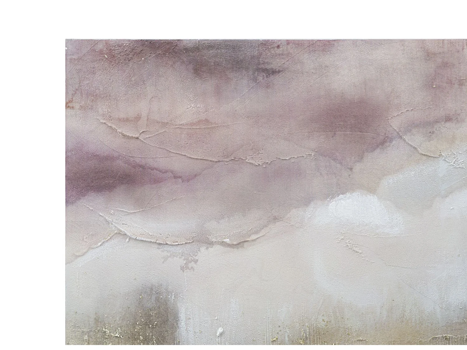 Toile Peinture Déco "Mountain" 60x80cm Multicolore